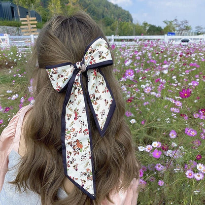 Girls' Vintage Bow Thin Narrow Polka Dot Winter Hair Band Platonelstore
