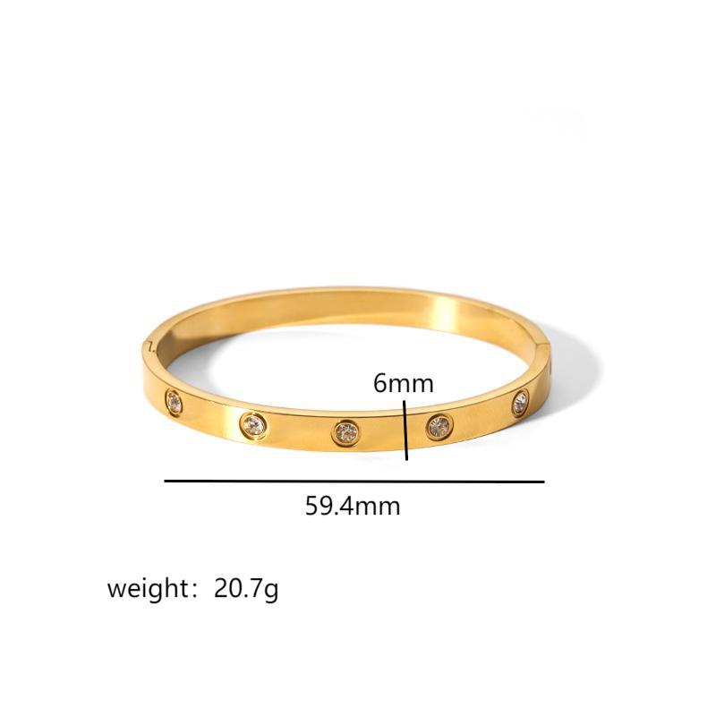 Ins Style Titanium Steel Bracelet Six-pointed Star Buckle Platonelstore