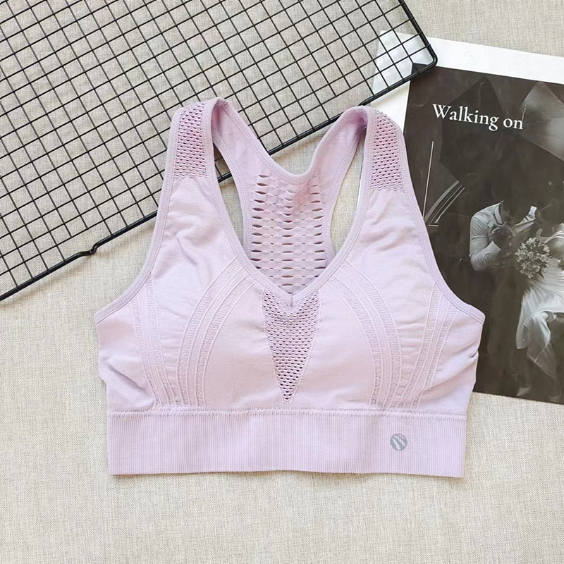 Yoga Sweat-Absorbing Quick-Drying Running Vest Type Sports Bra Platonelstore