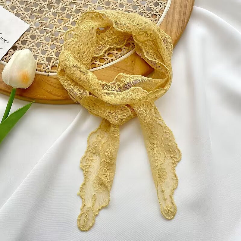 Women's Summer Shawl K-style Easiest for Match Triangle Scarf Platonelstore