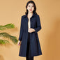 Hangzhou Italian Lady Western Style Mid-Length Trench Coat Outwear Platonelstore