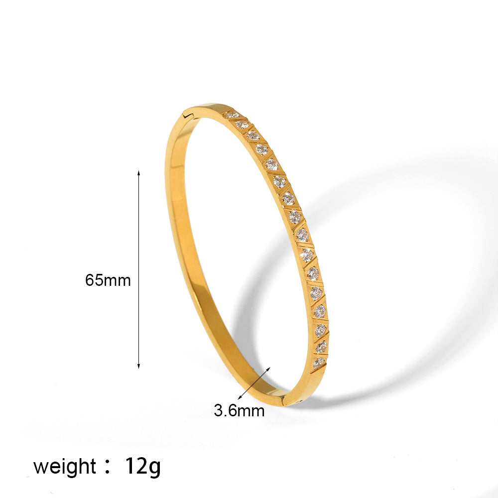 Ins Style Titanium Steel Bracelet Six-pointed Star Buckle Platonelstore