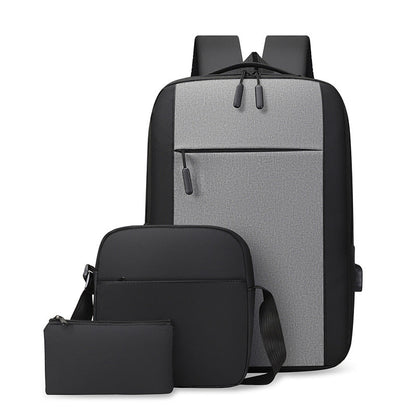 New Arrival Backpack Men Backpack Fashion Trendy High School Junior High School Student Schoolbag Female Large Capacity Travel Laptop Bag Platonelstore