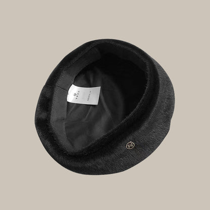 High Quality Wool Female Dark Series Fall Winter Fashion Beret Platonelstore