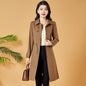 Hangzhou Italian Lady Western Style Mid-Length Trench Coat Outwear Platonelstore