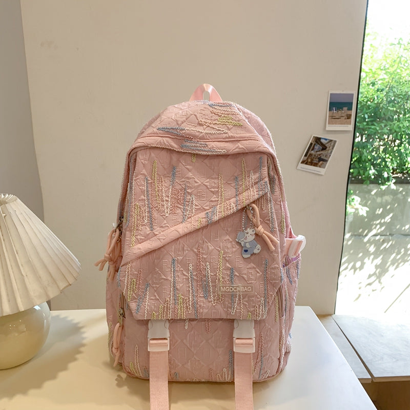 Backpack Casual High School Student Female Ruffle Schoolbag Platonelstore
