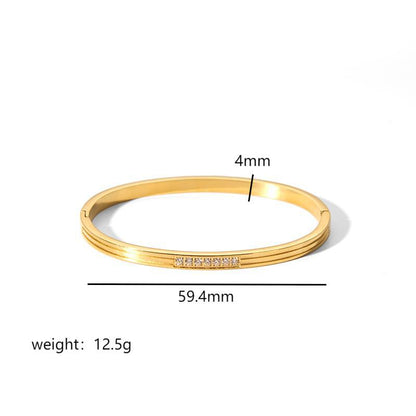 Ins Style Titanium Steel Bracelet Six-pointed Star Buckle Platonelstore