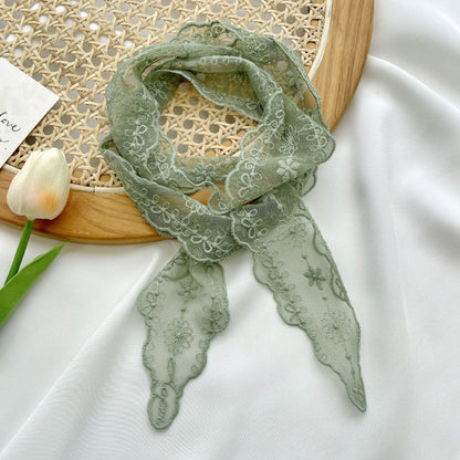 Women's Summer Shawl K-style Easiest for Match Triangle Scarf Platonelstore