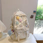 Backpack Casual High School Student Female Ruffle Schoolbag Platonelstore