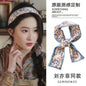 Girls' Vintage Bow Thin Narrow Polka Dot Winter Hair Band Platonelstore