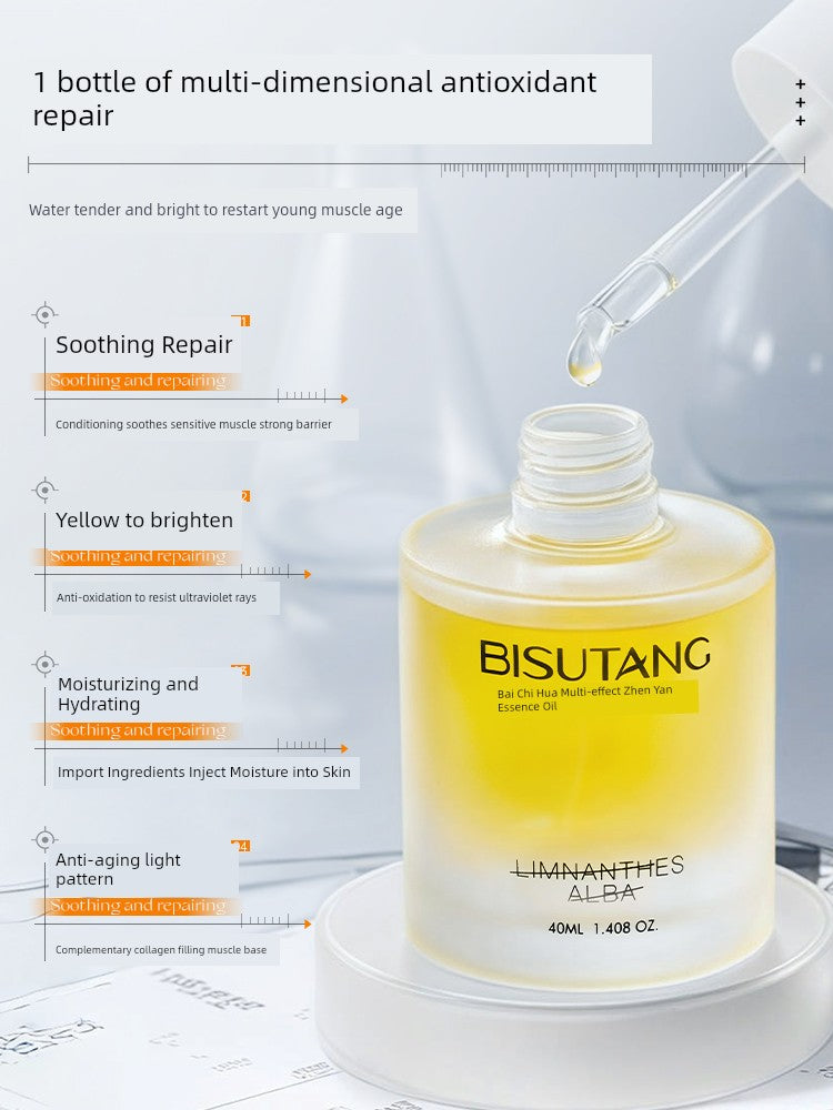 Essence Oil Oil Skin Nourishing Essential Oil Facial Skin Oil White Pool Flower Firming Anti-Wrinkle Anti-Aging Yellow Removing Brightening Facial Oil Platonelstore