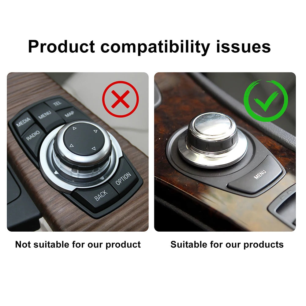 AIRSPEED for BMW E90 E91 E92 E93 E70 E71 E82 E81 E87 IDrive Multimedia Button Knob Cover Central Accessories E Chassis Crystal Platonelstore