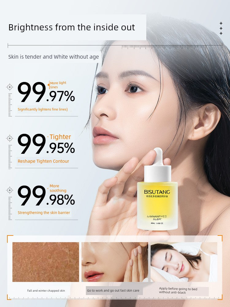 Essence Oil Oil Skin Nourishing Essential Oil Facial Skin Oil White Pool Flower Firming Anti-Wrinkle Anti-Aging Yellow Removing Brightening Facial Oil Platonelstore