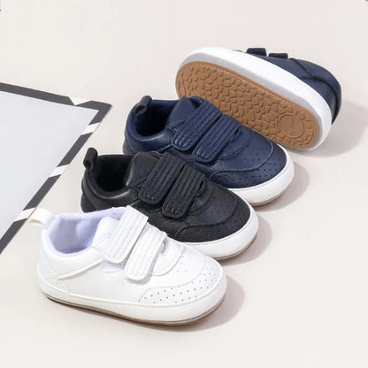 Spring and Autumn Baby Girls and Boys Casual Shoes Fashion Design Three Colors TPR Sole Anti Slip Newborn Toddler Shoes BSK4194 Platonelstore