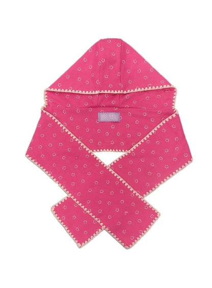 Minjiena Cute Smiling Face Lace Scarf Hat Platonelstore