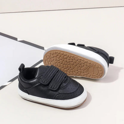 Spring and Autumn Baby Girls and Boys Casual Shoes Fashion Design Three Colors TPR Sole Anti Slip Newborn Toddler Shoes BSK4194 Platonelstore