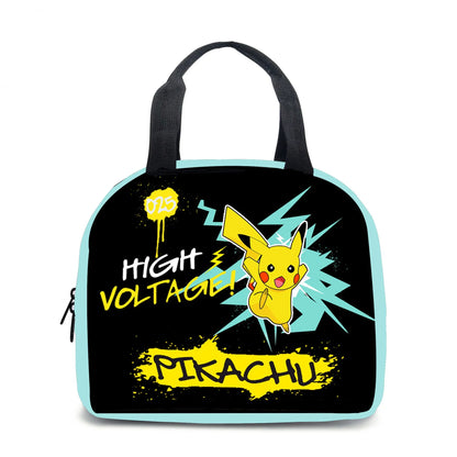 Pokemon Pikachu Pikachu Pencil Case Pencil Case Primary and Secondary School Students Cartoon Pokemon Cartoon School Bag Mochila Platonelstore