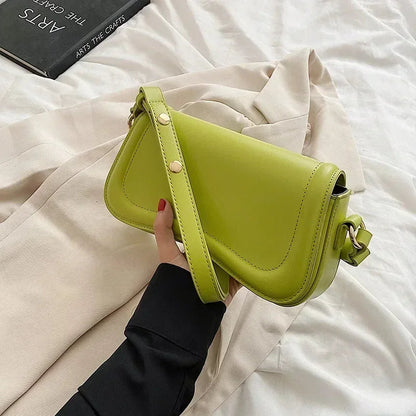 New Luxury Designer Shoulder Crossbody Bags for Women 2024 Pu Leather Trend Female Underarm Bag Fashion Purse Flap Handbags Platonelstore