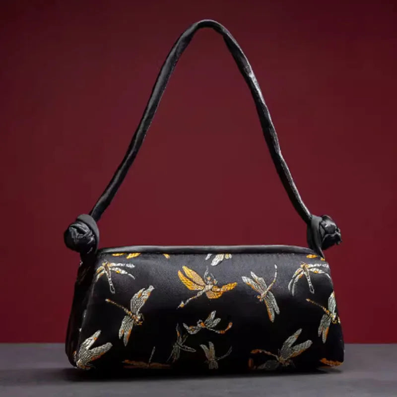 New Silk Embroidered Women Bag 2024 Fashion Matching Bride Women Handbag Clutch Bag Platonelstore
