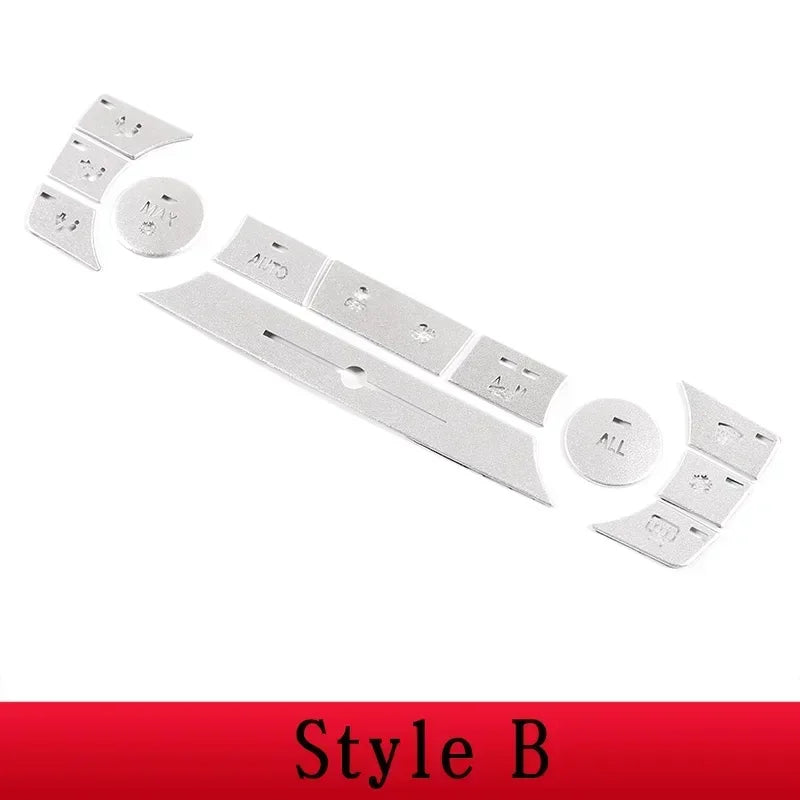 For BMW X1 3 Series E90 E91 E92 E93 X3 E83 E84 Aluminium Car Central Control Air Conditioning Air Volume Button Trim Stickers Platonelstore