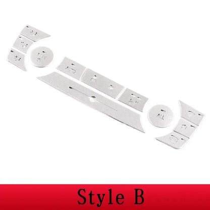 For BMW X1 3 Series E90 E91 E92 E93 X3 E83 E84 Aluminium Car Central Control Air Conditioning Air Volume Button Trim Stickers Platonelstore
