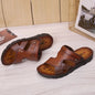 Men's Beach Open Toe Shoes Sandals High Quality Non-slip Men Slippers Breathable Two Uses Male Footwear Mens Summer Outdoor Shoe Platonelstore