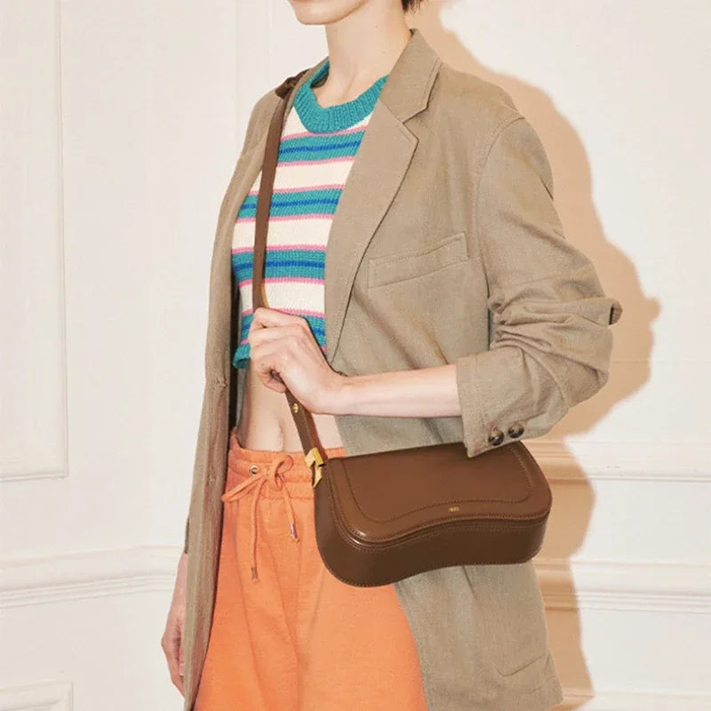 Women's Fashion One Shoulder Pudding Bag JOY Niche Fashion Spring/Summer New Crossbody Handpit Bag Platonelstore
