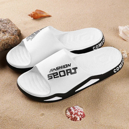 Slides Shoes for Men 2024 Comfortable Men's Sandal Living Room Slippers Walk Around Home Brand Slippers Luxury Summer Shoes Sale Platonelstore