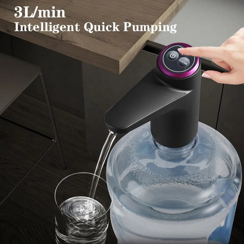 Electric Barreled Water Pump Intelligent wireless Pressurized Purified Water Automatic Water Dispenser Simple Barrel Type Pumpin Platonel