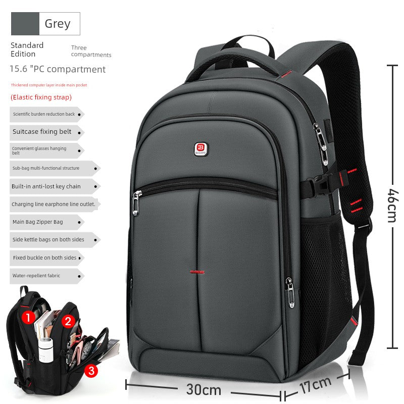 New Arrival Backpack Men Backpack Fashion Trendy High School Junior High School Student Schoolbag Female Large Capacity Travel Laptop Bag Platonelstore