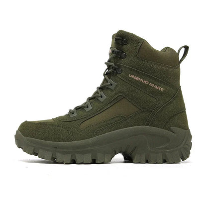 Lightweight Man Tactical Boots Combat Training Lace Up Waterproof Outdoor Hiking Breathable Hunting Platform Boots Men Shoes Platonelstore