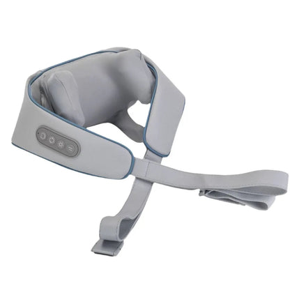 Massagers for Neck and Shoulder with Heat Shiatsu Kneading Neck Massager Rechargeable Cervical Massage Shawl Soothing Muscle Platonel