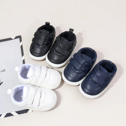 Spring and Autumn Baby Girls and Boys Casual Shoes Fashion Design Three Colors TPR Sole Anti Slip Newborn Toddler Shoes BSK4194 Platonelstore