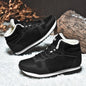 Winter Snow Boots Men Plush Warm Women Boots Suede Leather Ankle Boot Comfortable Light Couple Waterproof Sneakers Big Size 48 Platonelstore