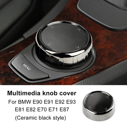 AIRSPEED for BMW E90 E91 E92 E93 E70 E71 E82 E81 E87 IDrive Multimedia Button Knob Cover Central Accessories E Chassis Crystal Platonelstore