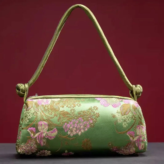 New Silk Embroidered Women Bag 2024 Fashion Matching Bride Women Handbag Clutch Bag Platonelstore