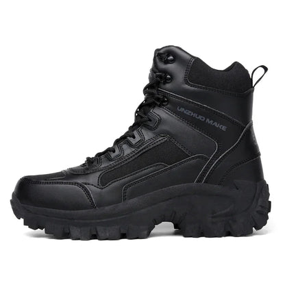Lightweight Man Tactical Boots Combat Training Lace Up Waterproof Outdoor Hiking Breathable Hunting Platform Boots Men Shoes Platonelstore