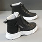 Women Boots 2024Winter Fashion Waterproof Height Increased Snow Boots Warm Plus High Top CottonShoes Platform Sports Ankle Boots Platonelstore
