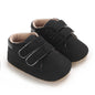 Newborn Baby Shoes Classic Leather Soft Soles Non Slip Toddler Walking Shoes for Boys and Girls 0-18M First Step Walking Shoes Platonelstore