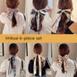 Girls' Vintage Bow Thin Narrow Polka Dot Winter Hair Band Platonelstore