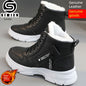 Smir 2024 New Sports Shoes Women's High-Top Winter Fleece-lined Thickening Thermal Cotton Shoes Platform Snow Boots Women Platonelstore