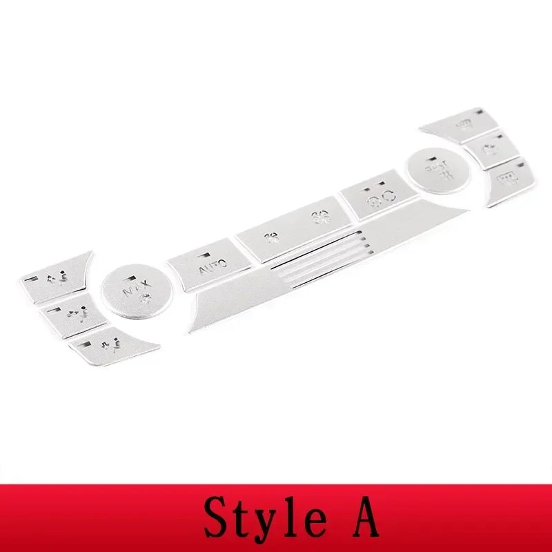 For BMW X1 3 Series E90 E91 E92 E93 X3 E83 E84 Aluminium Car Central Control Air Conditioning Air Volume Button Trim Stickers Platonelstore