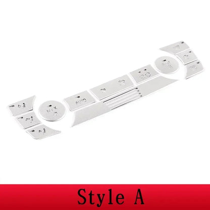 For BMW X1 3 Series E90 E91 E92 E93 X3 E83 E84 Aluminium Car Central Control Air Conditioning Air Volume Button Trim Stickers Platonelstore