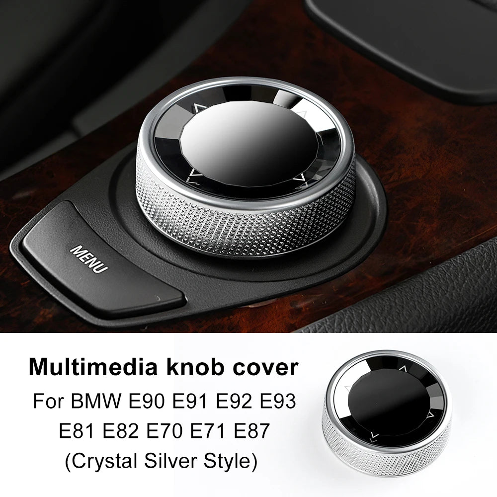 AIRSPEED for BMW E90 E91 E92 E93 E70 E71 E82 E81 E87 IDrive Multimedia Button Knob Cover Central Accessories E Chassis Crystal Platonelstore