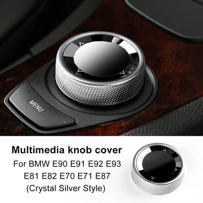 AIRSPEED for BMW E90 E91 E92 E93 E70 E71 E82 E81 E87 IDrive Multimedia Button Knob Cover Central Accessories E Chassis Crystal Platonelstore