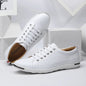 Fashion Large Size Solid Color Male Board Shoes Spring Autumn Designer New Men's Outdoor Walking Shoes Lace Leather Sneakers Man Platonelstore