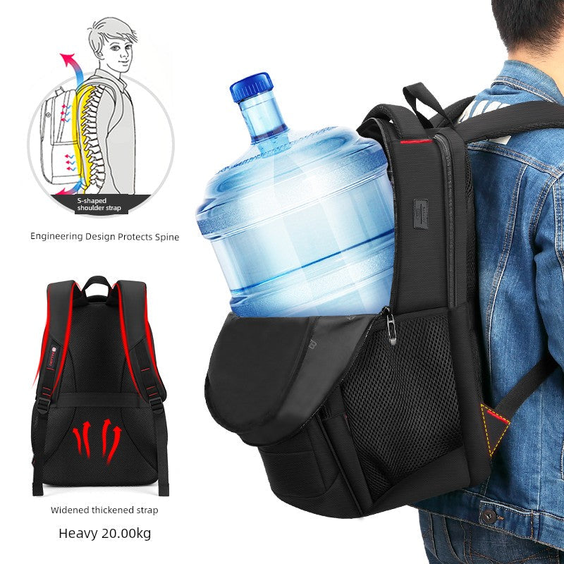 New Arrival Backpack Men Backpack Fashion Trendy High School Junior High School Student Schoolbag Female Large Capacity Travel Laptop Bag Platonelstore