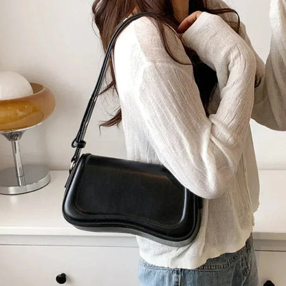 New Luxury Designer Shoulder Crossbody Bags for Women 2024 Pu Leather Trend Female Underarm Bag Fashion Purse Flap Handbags Platonelstore
