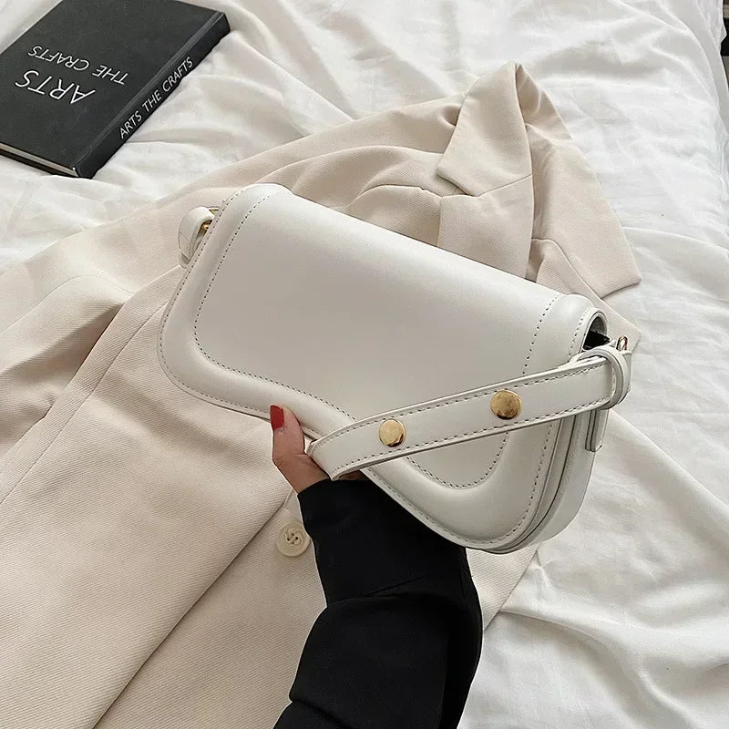 New Luxury Designer Shoulder Crossbody Bags for Women 2024 Pu Leather Trend Female Underarm Bag Fashion Purse Flap Handbags Platonelstore