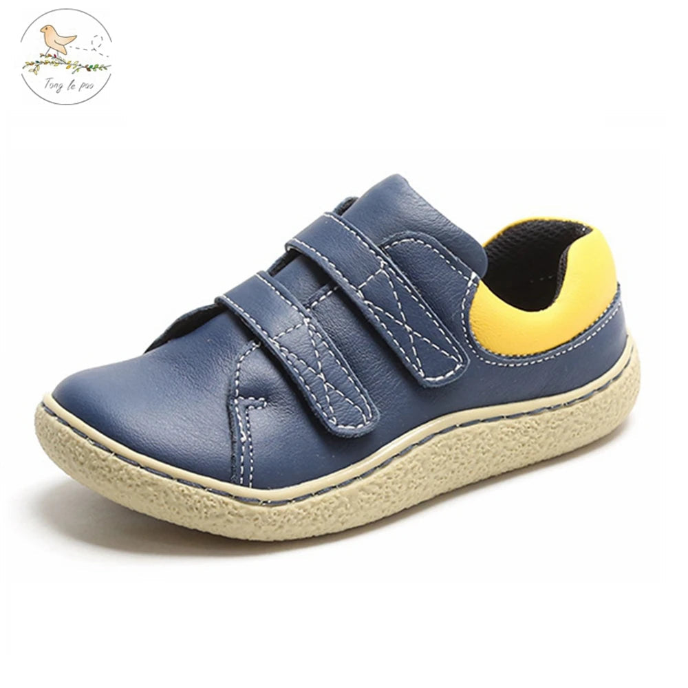 TONGLEPAO  Boys Shoes Spring Autumn Pu Leather Toddler Kids Loafers Moccasins Solid Anti-slip Children's Shoes for Boys Platonelstore